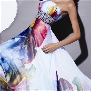 Studio 17 multi color floral print dress